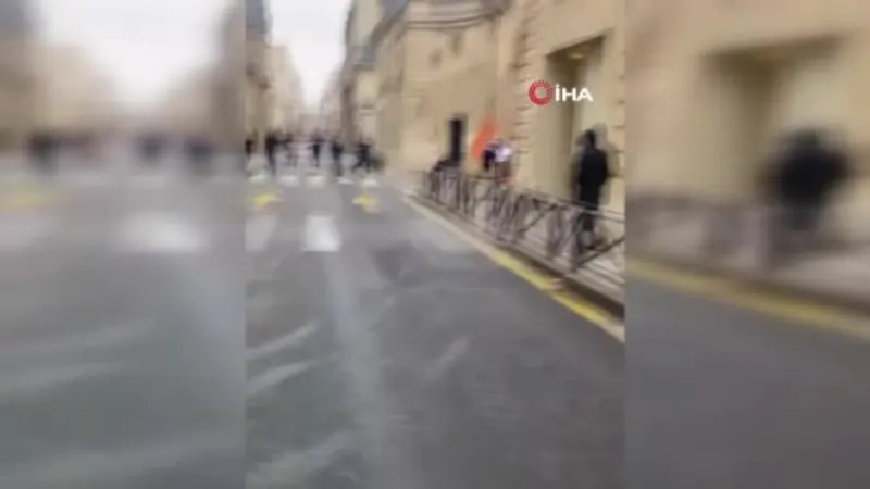 Fransa’da iklim aktivistlerinden Başbakanlık binasına boyalı saldırı