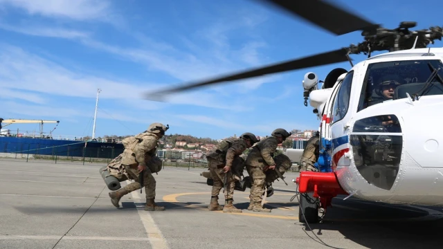 Zonguldak’ta trafik havadan denetlendi
