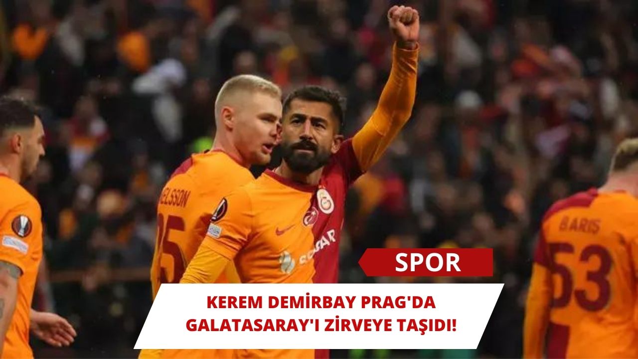 Kerem Demirbay Prag'da Galatasaray'ı Zirveye Taşıdı!
