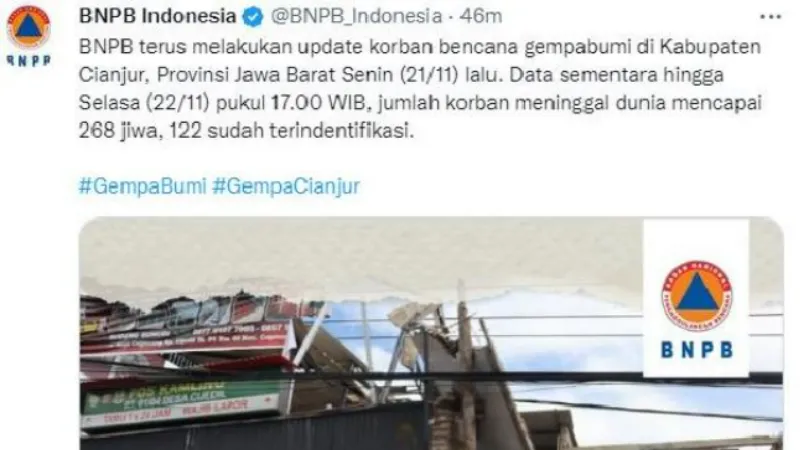 Endonezya depreminde hayatını kaybedenlerin sayısı 268’e yükseldi