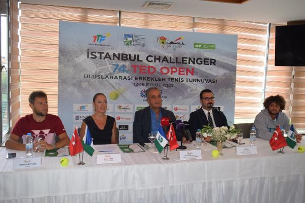 İstanbul Challenger TED Open Uluslararası Tenis Turnuvası'nın tanıtımı yapıldı