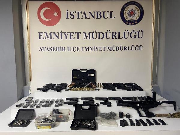 Ataşehir'de evini silah imalathanesine çeviren şüpheli tutuklandı 