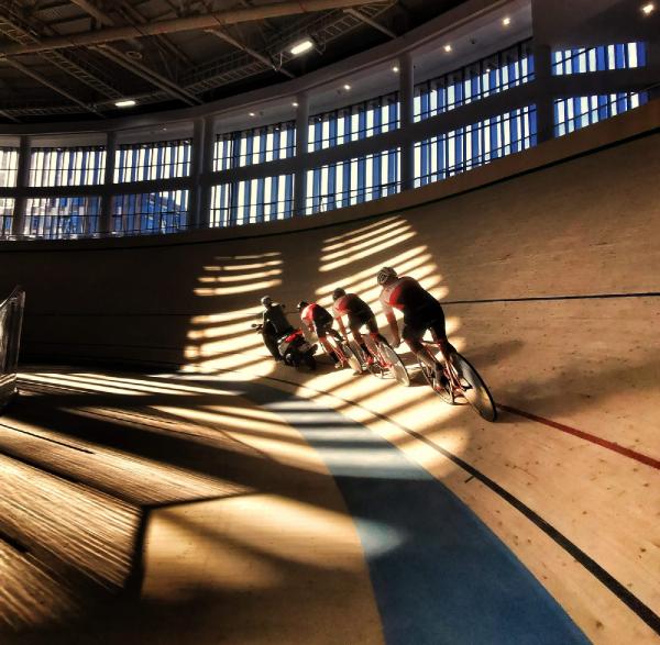 Bisiklet Milli Takımı sporcuları, Konya Olimpik Velodromu'nda ilk kez piste çıktı