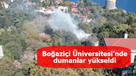 Boğaziçi Üniversitesi’nde dumanlar yükseldi