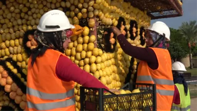 Mersin Uluslararası Narenciye Festivali’nde son hazırlıklar yapılıyor