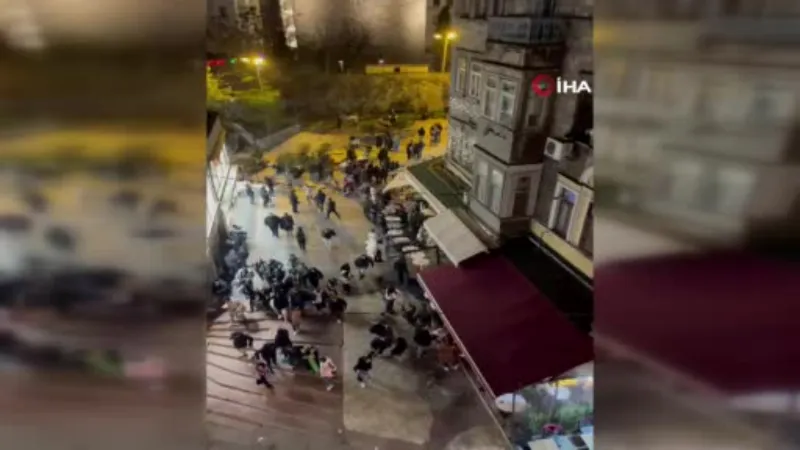 Galata Kulesi önünde şüpheli paket paniğe neden oldu, kafeler boşaltıldı