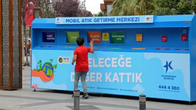 Küçükçekmece’de 3 yılda 75 bin ton atık geri dönüşüme kazandırıldı