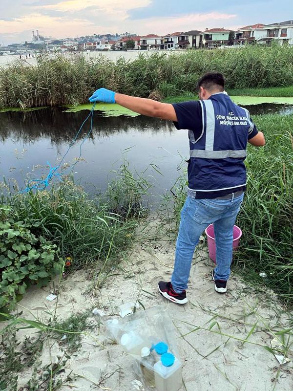 Kınıklı Deresi'ndeki kirliliğe inceleme