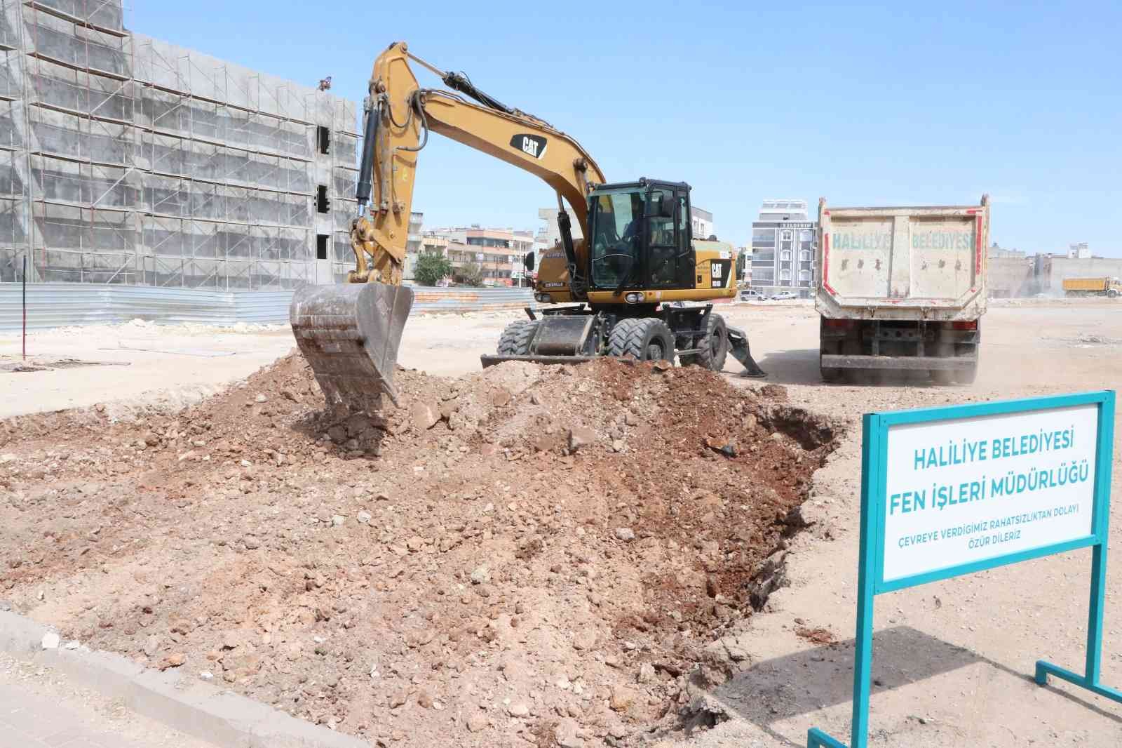 Haliliye’de yeni yol çalışması