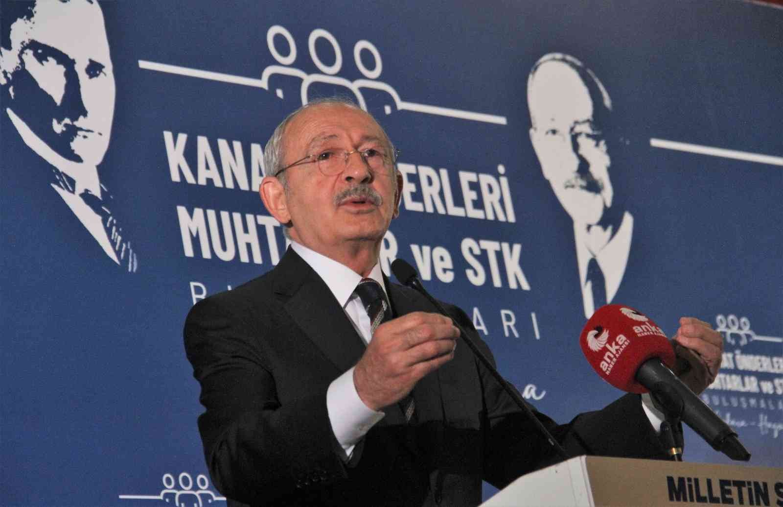 CHP Genel Başkanı Kılıçdaroğlu: “Dışarıya karşı sözü dinlenen bir Türkiye olmak zorundadır“