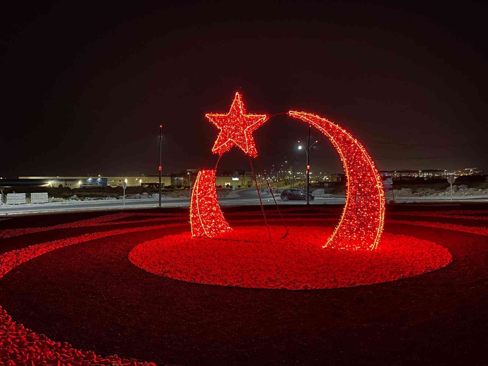 Akgedik Kavşağı’nda kurakçıl peyzaj