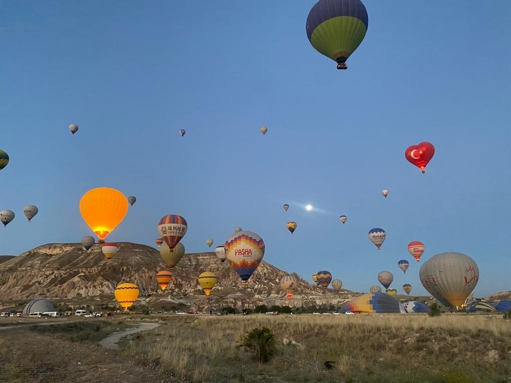 Yılın ilk 7 ayında 327 bin 859 kişi Kapadokya’yı kuş bakışı izledi