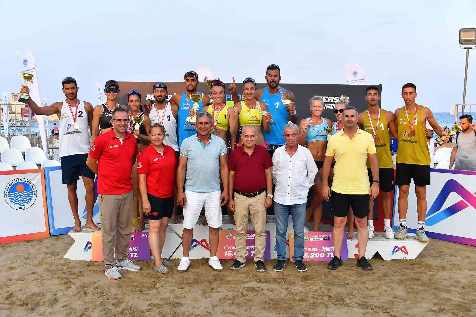 ’Pro Beach Tour Plaj Voleybolu Mersin Etabı’ sona erdi