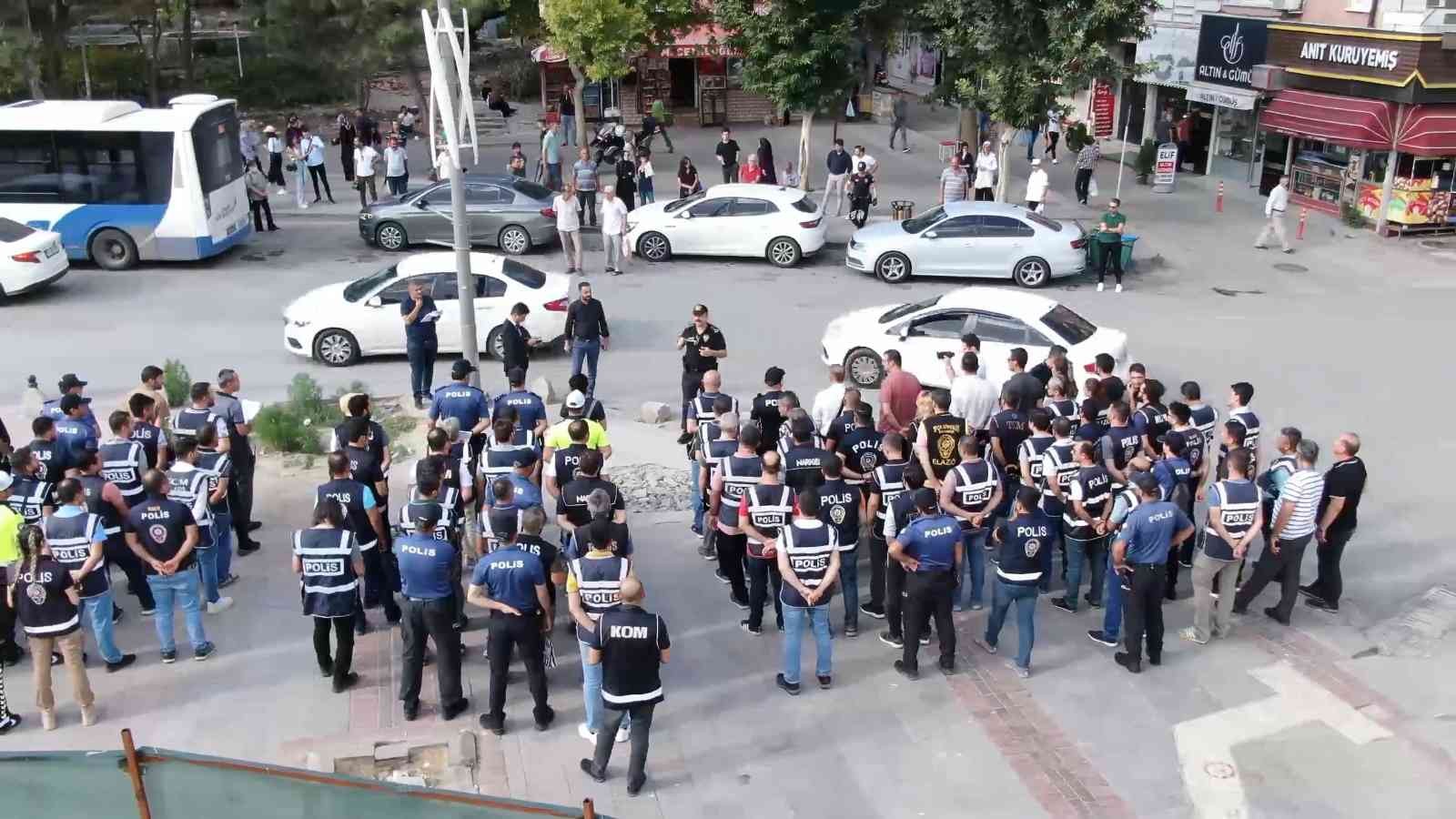 Elazığ’da polis göz açtırmıyor: 1429 kişi sorgulandı, aranan 7 şüpheli yakalandı