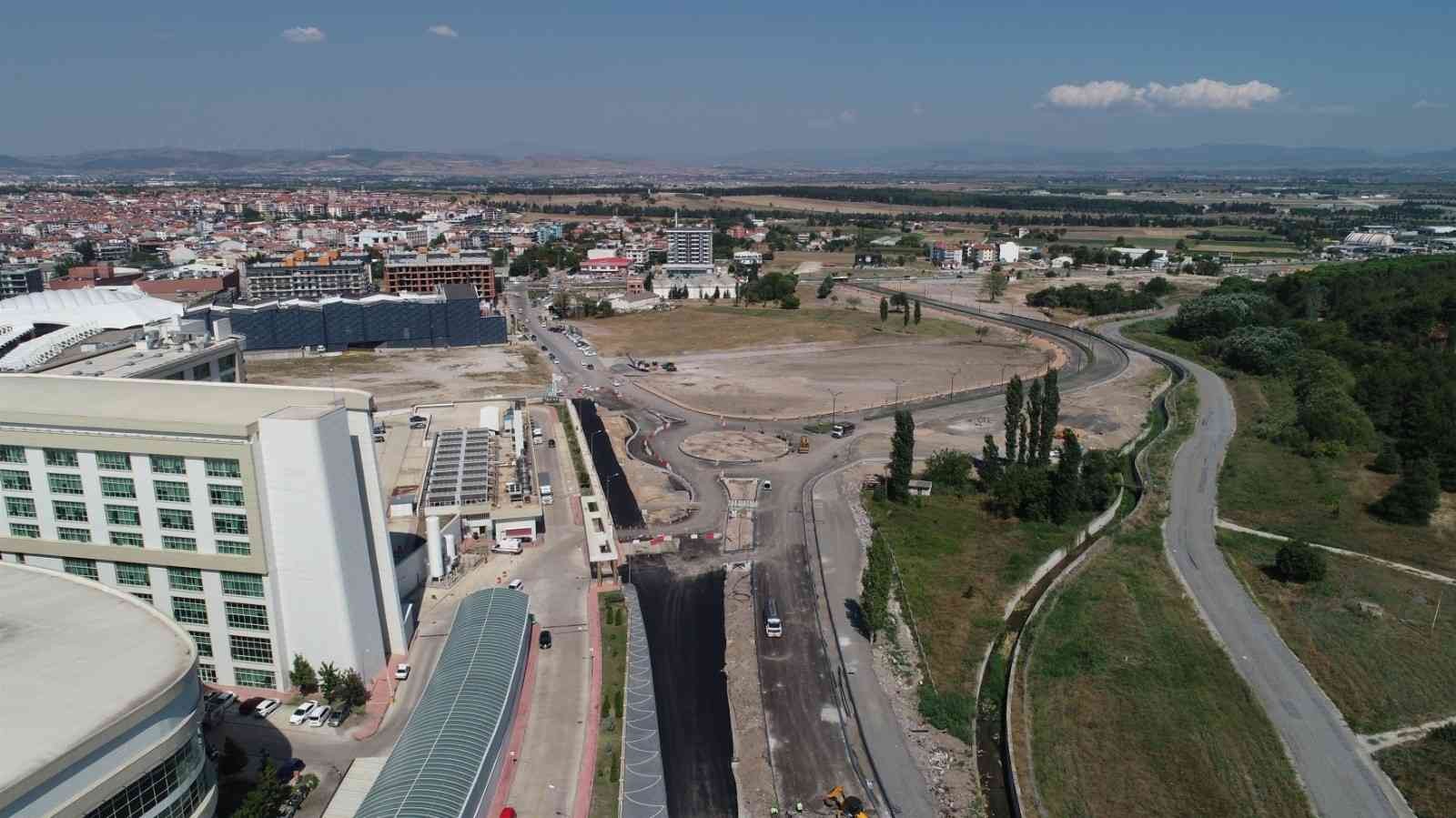 OSB ikinci kısım yolu trafiğe açılıyor