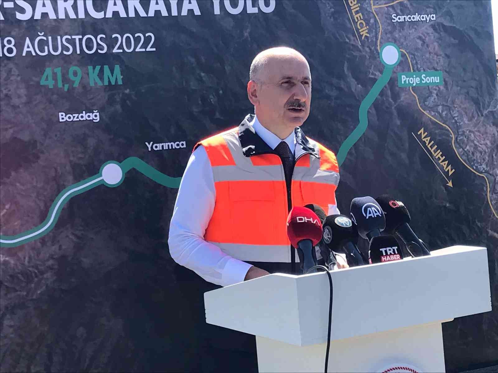 Sarıcakaya yol projesi 2023 yılında tamamlanacak