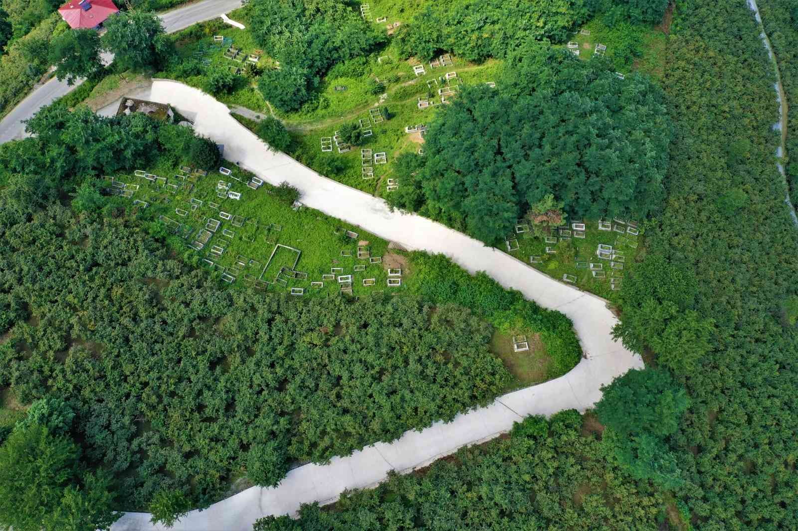 Altınordu’da beton yol çalışmaları devam ediyor