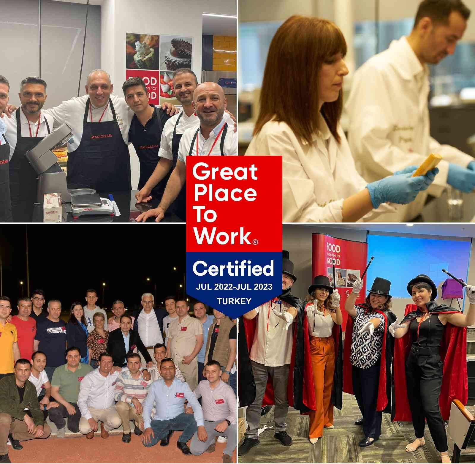 Puratos Türkiye, Great Place to Work Sertifikasyonu’nu tamamladı