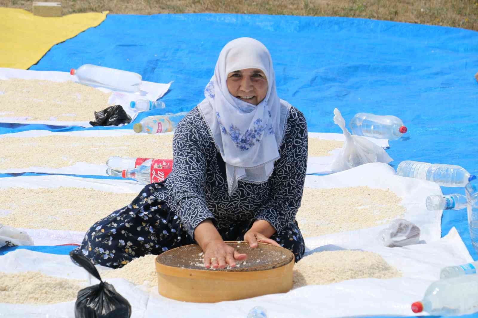 Kırka’da yöresel tarhana telaşı başladı