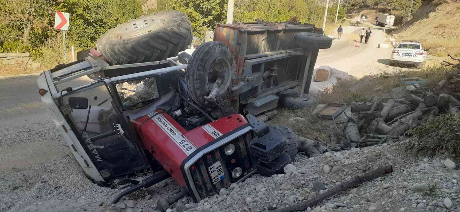 Konya’da traktörün altında kalan kişi öldü