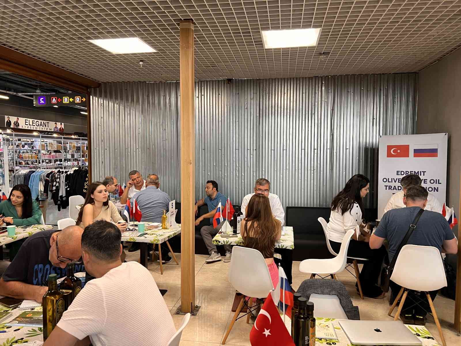 Edremit zeytin ve zeytinyağı Moskova’da tanıtıldı