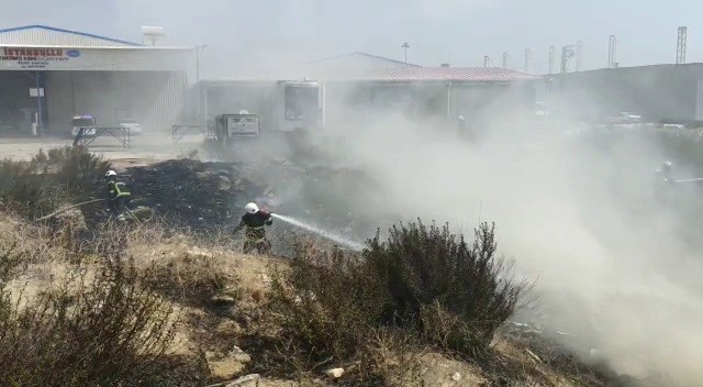 Hatay’da sanayide çıkan yangın kontrol altına alındı