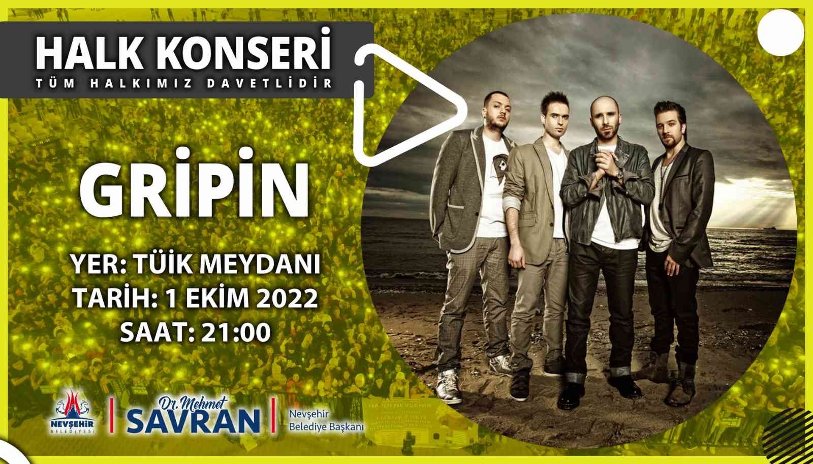 Ünlü Müzik grubu Gripin  Nevşehir’de