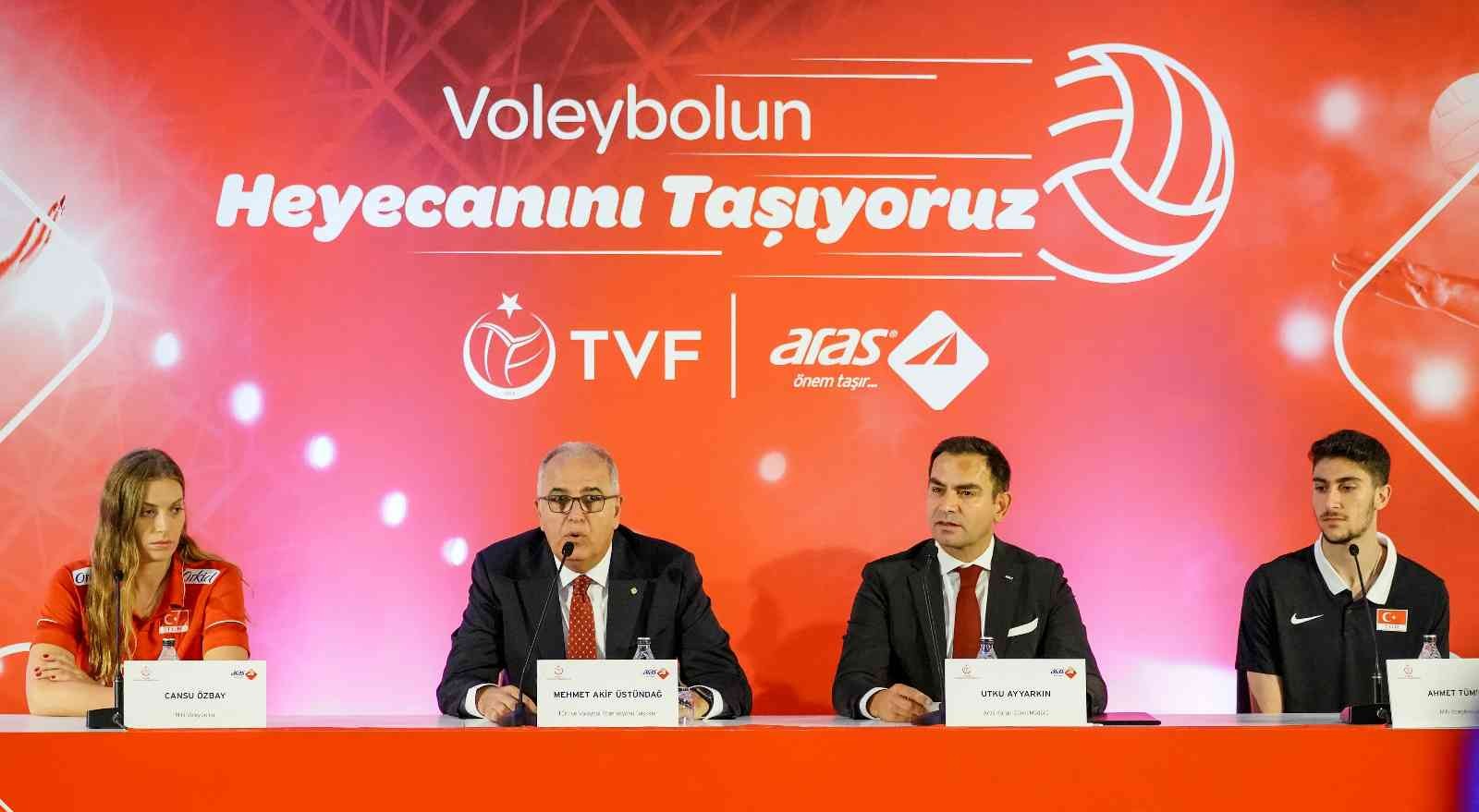 Aras Kargo, Türkiye Voleybol Federasyonu’na sponsor oldu