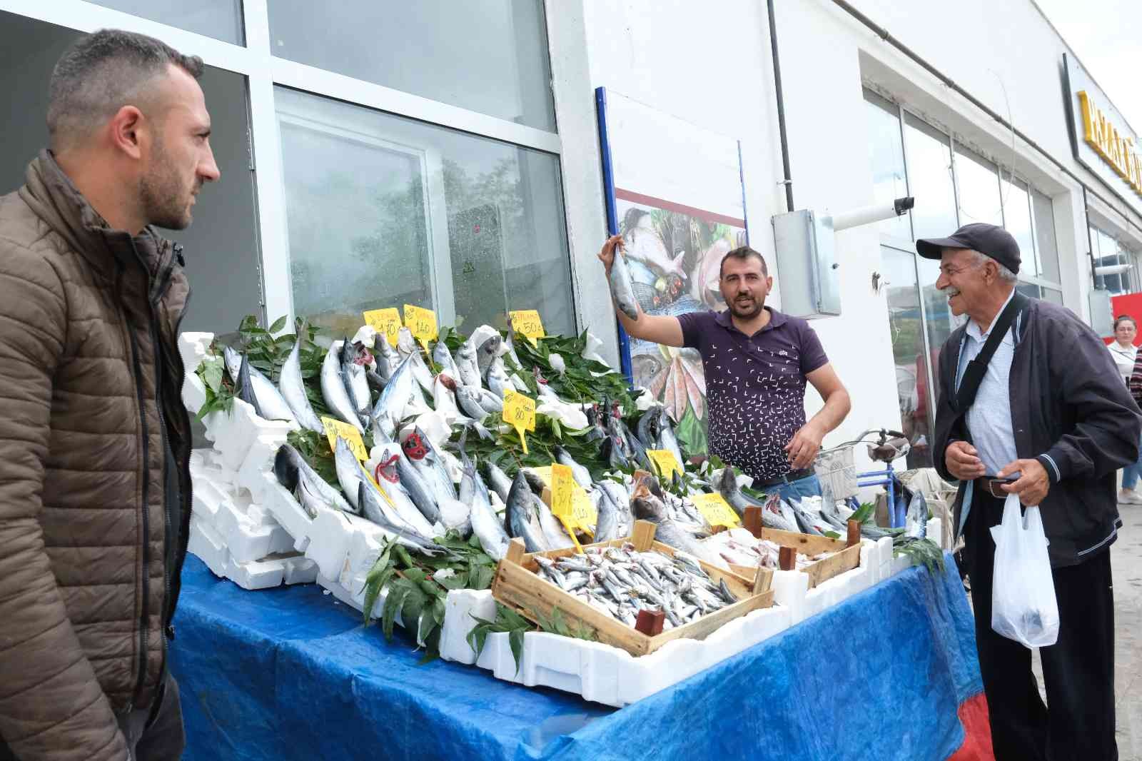 Erzincan’da tezgahlarda balık yerini aldı