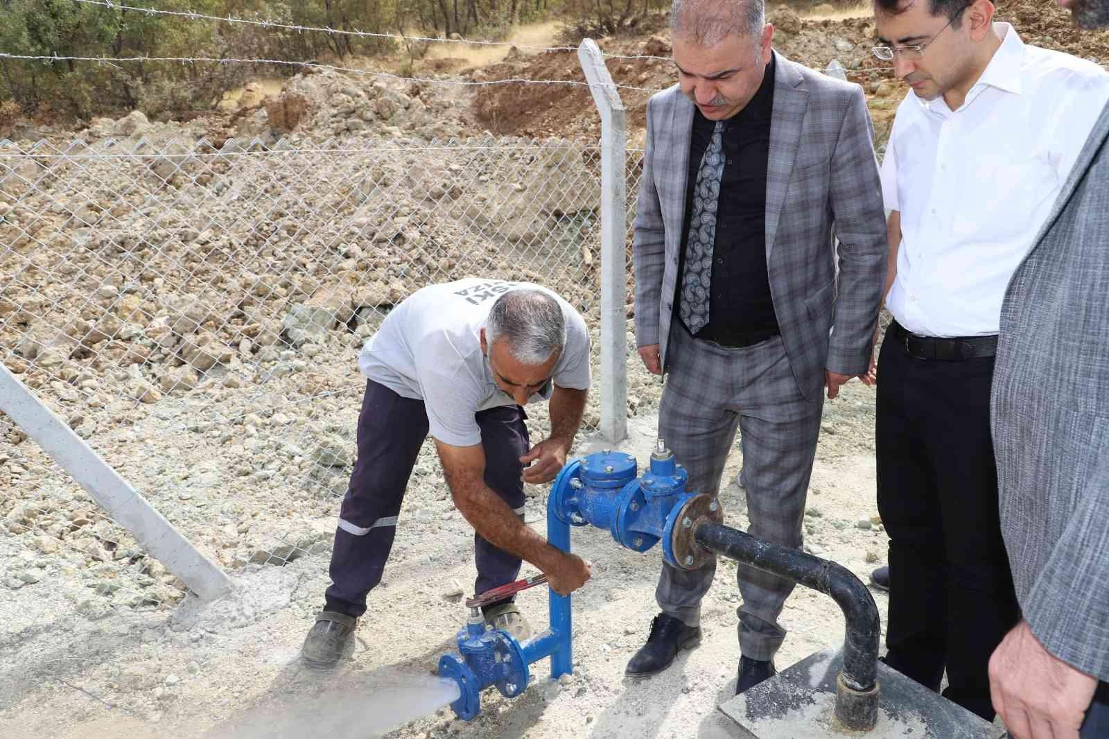 DİSKİ’den kırsal mahalleye kesintisiz içme suyu