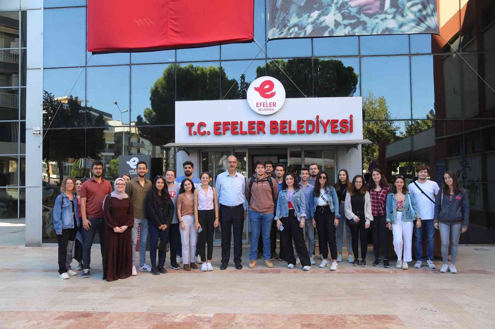 Efeler Belediyesi Tıp Fakültesi öğrencilerini ağırlamaya devam ediyor