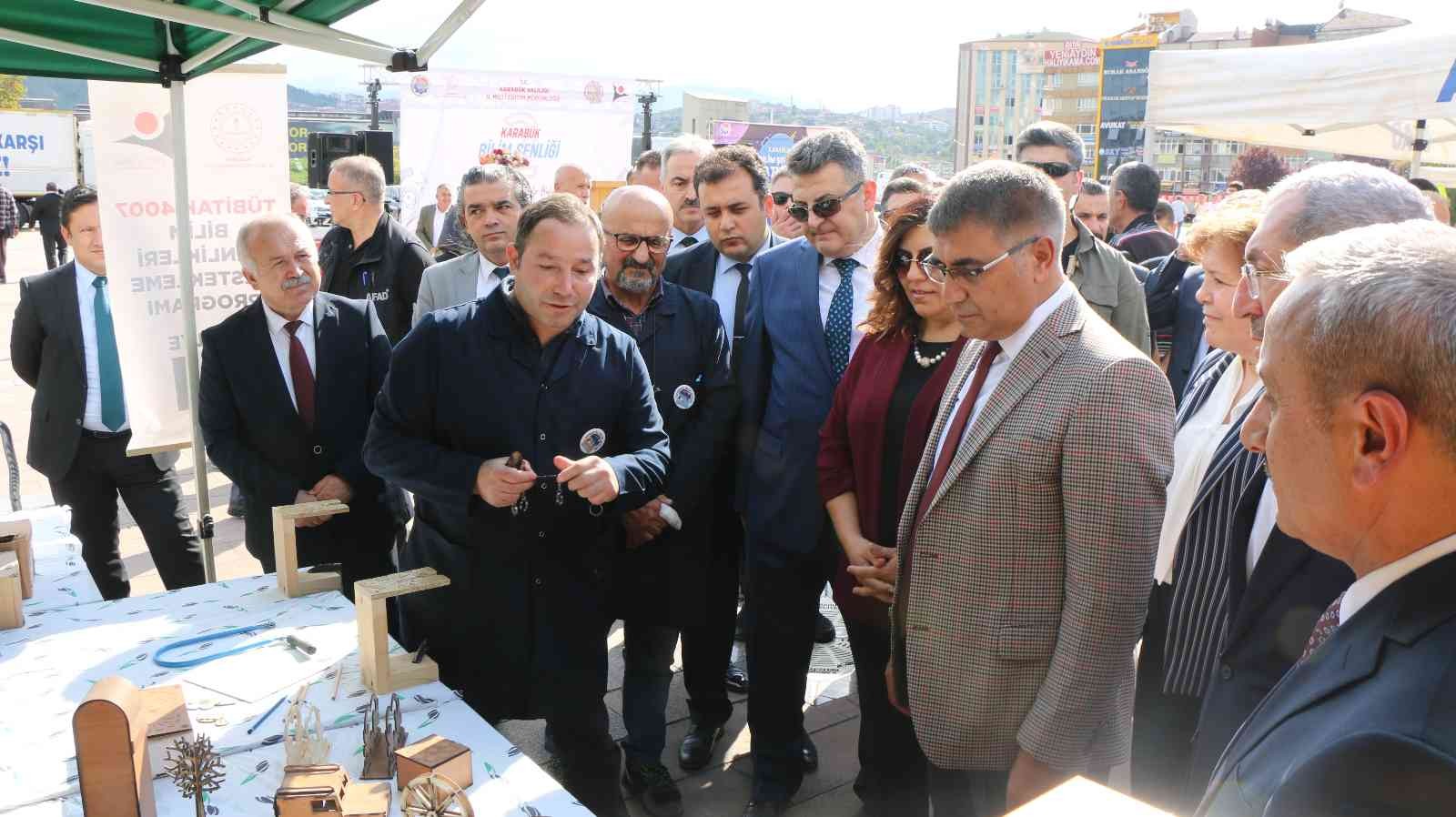 "Karabük Bilim Şenliği-2; Emeğin Başkent Bilimle Buluşuyor" projesi törenle açıldı