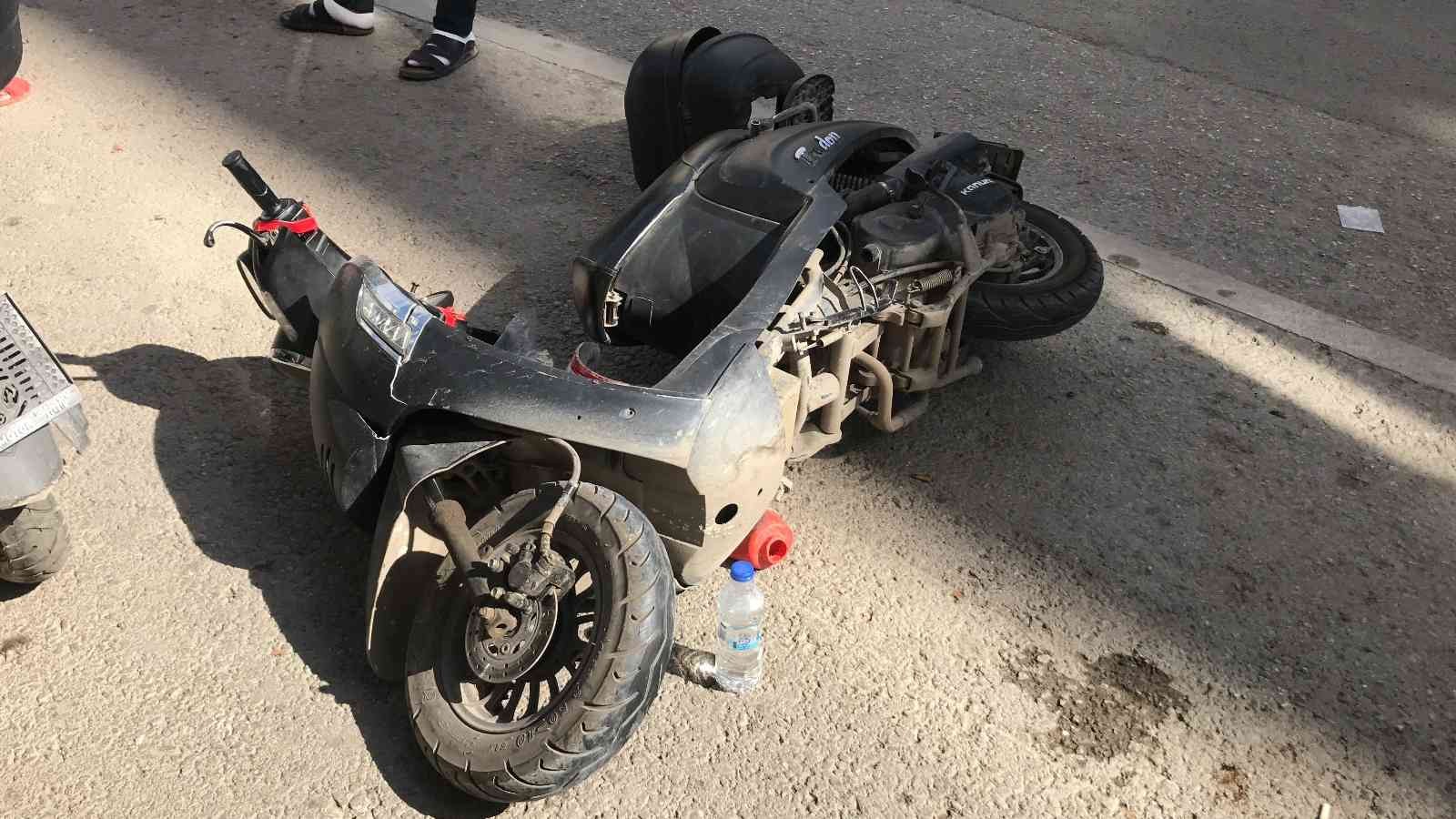 Elazığ’da motosiklet otomobille çarpıştı: 1 yaralı