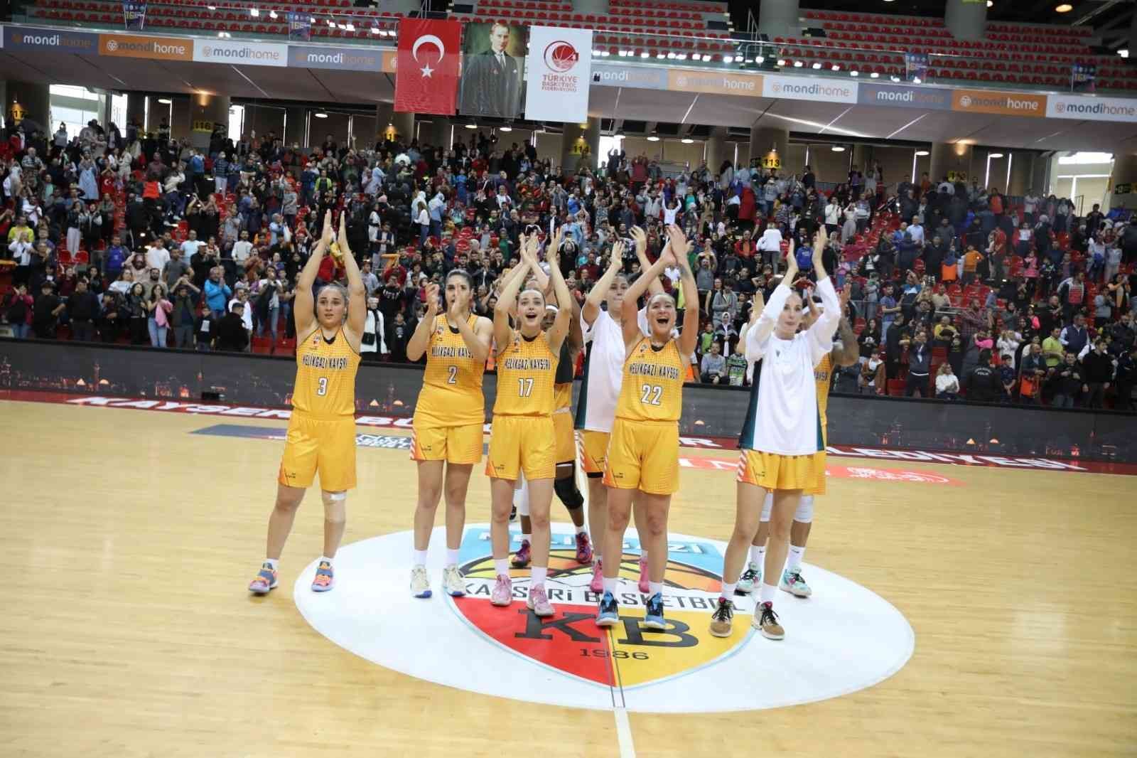 Melikgazi Kayseri Basketbol Takımı Beşiktaş’ı yendi