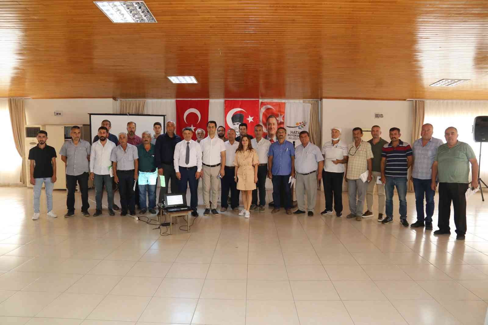 Hataylı çiftçilere "Tarım Ürünleri Pazarlama" eğitimi verildi