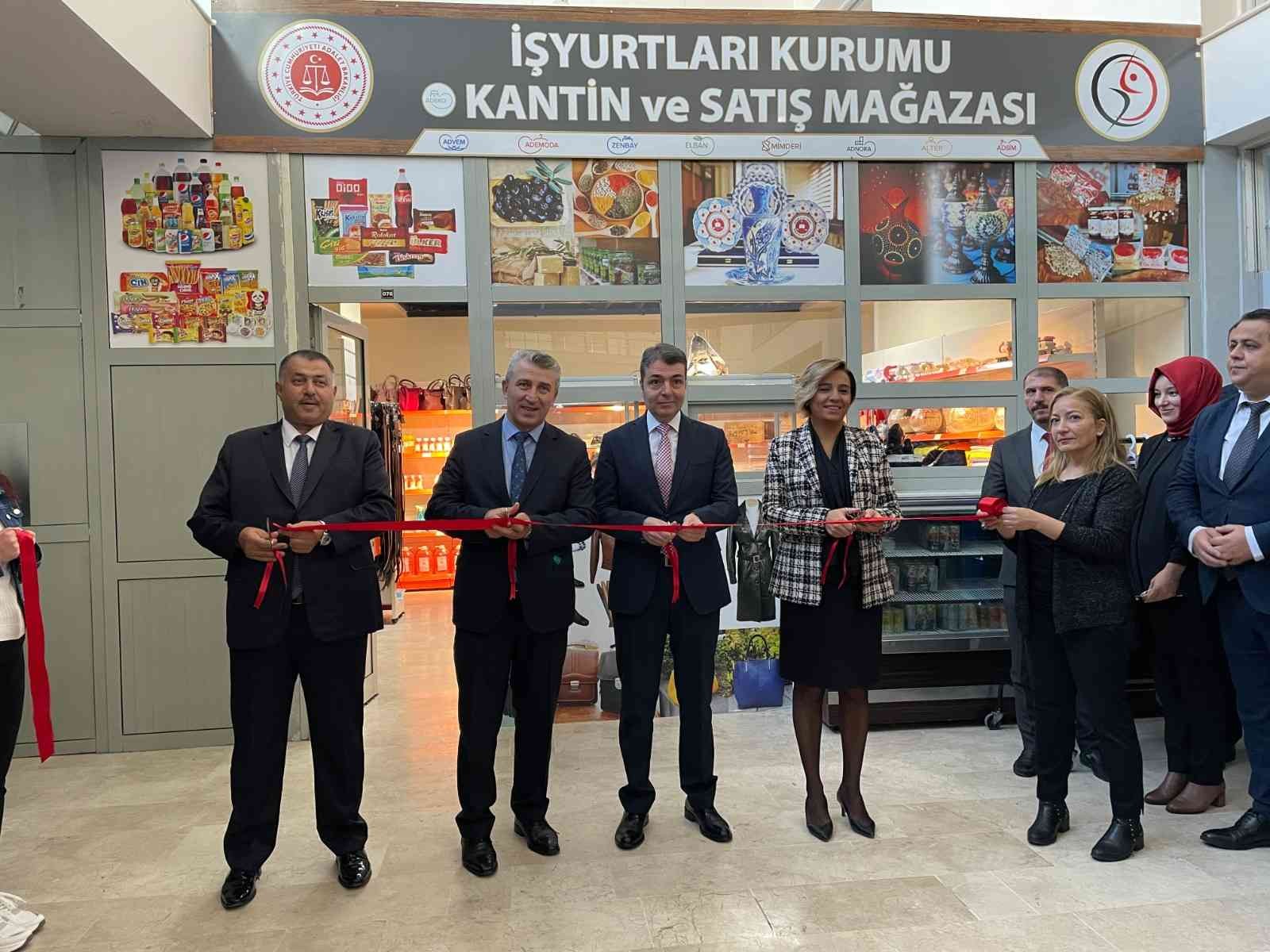 Hükümlülerin yaptığı ürünler artık burada satılacak