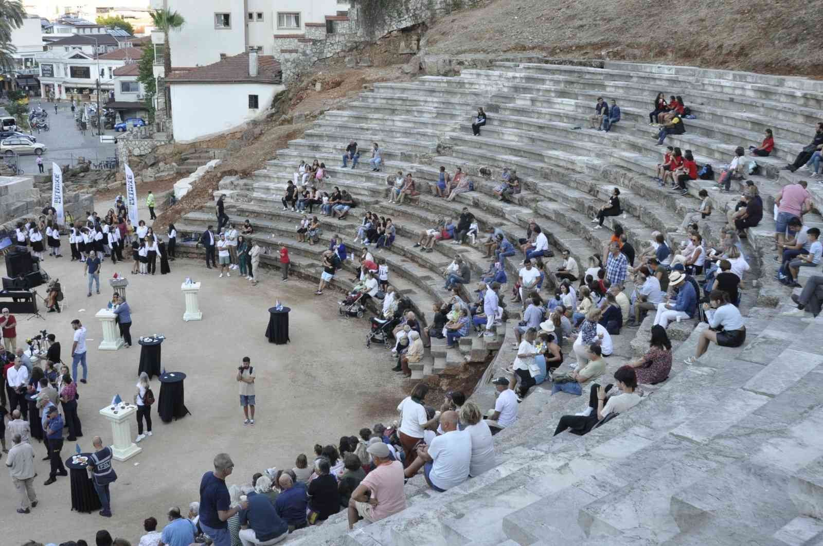 Telmessos Antik Tiyatrosu 7 yılın ardından açıldı