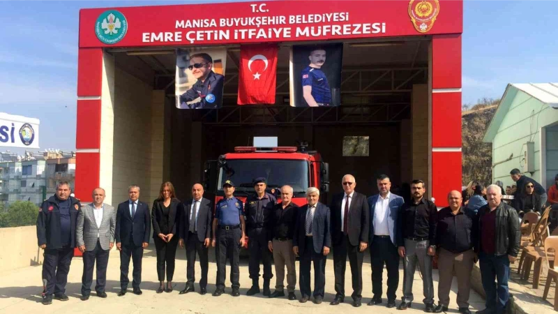 Salihli’de genç itfaiyeci Emre Çetin dualarla anıldı