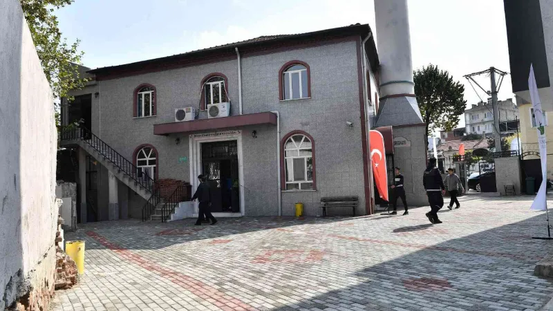 Ulufeli Cami çevre düzenlemesi tamamlandı