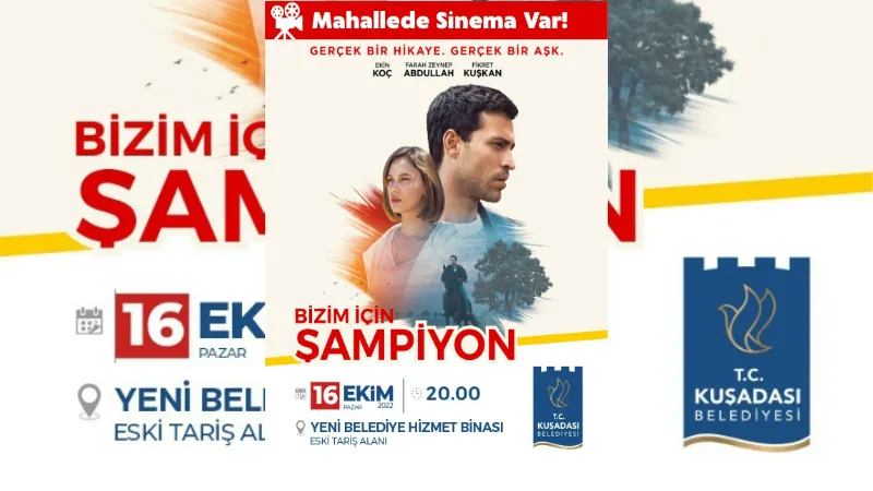 Kuşadası’nda açık hava sinema günleri başlıyor