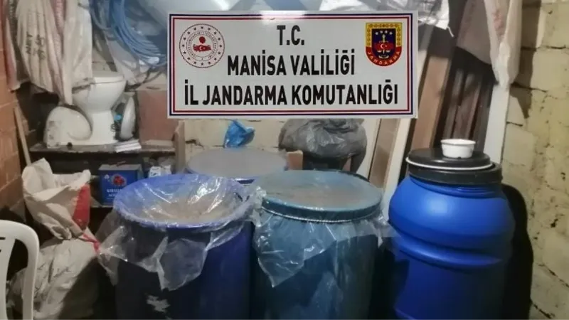 Manisa’da litrelerce kaçak rakı ve şarap ele geçirildi