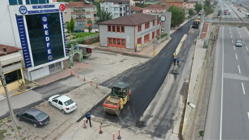 Gazi Mustafa Kemal Caddesi’ne 700 ton asfalt serildi