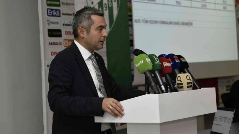 Bursaspor’un borcu 1 milyar 58 milyon TL borcu olduğu açıklandı