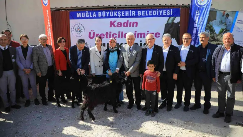 Muğla Büyükşehir Belediyesi’nden Yatağan’a Kıl Keçisi desteği