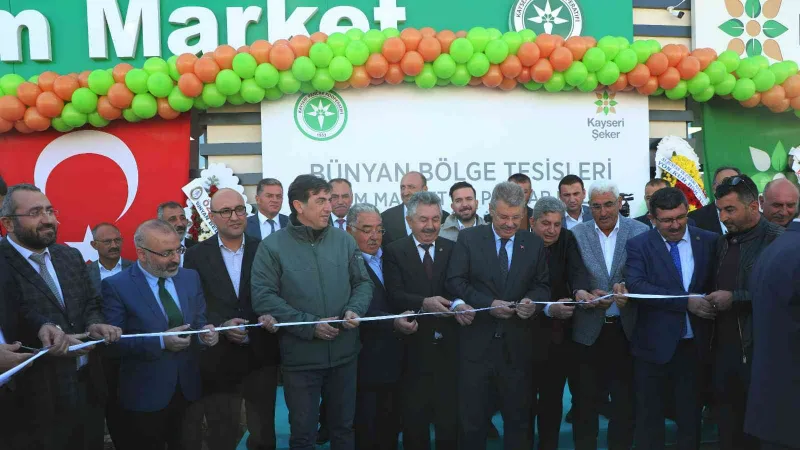 Kayseri Şeker’den Bünyan’da çifte açılış