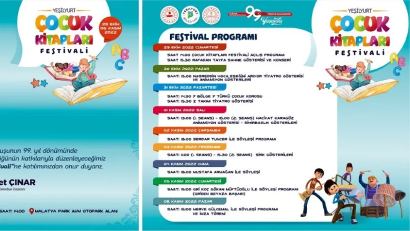 Yeşilyurt’ta, Çocuk Kitapları Festivali