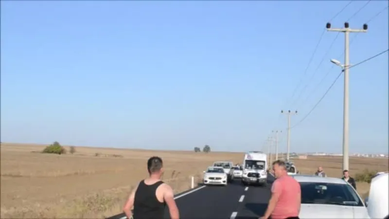 Tekirdağ’da kahreden kaza: 1’i 7 aylık bebek 2 ölü, 6 yaralı