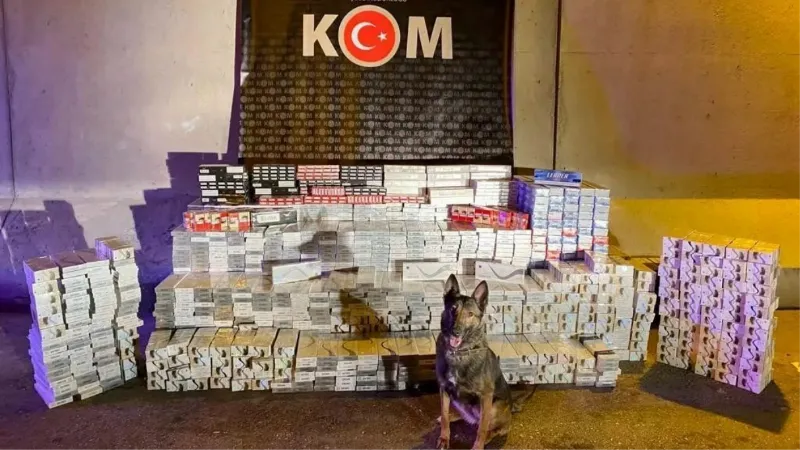 Erzincan’da 24 bin 240 adet kaçak sigara ele geçirildi