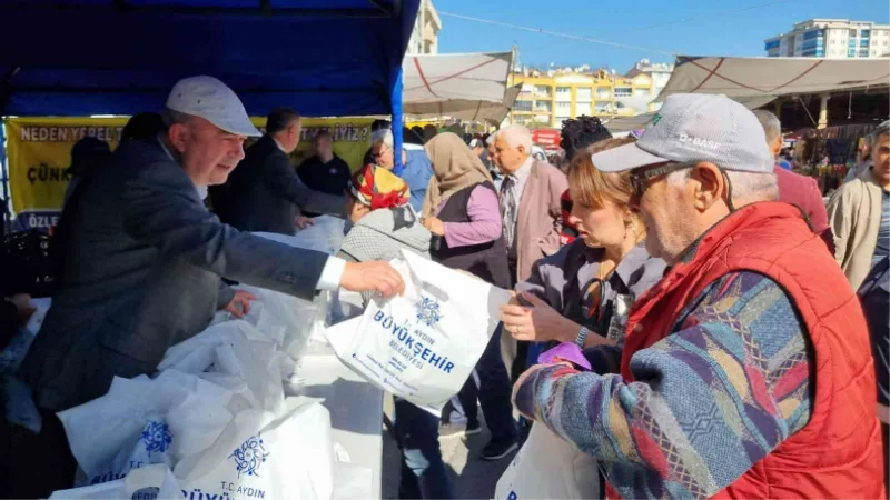 Aydın Büyükşehir Belediyesi ata tohumlarından kışlık sebze fidesi dağıtımına başladı