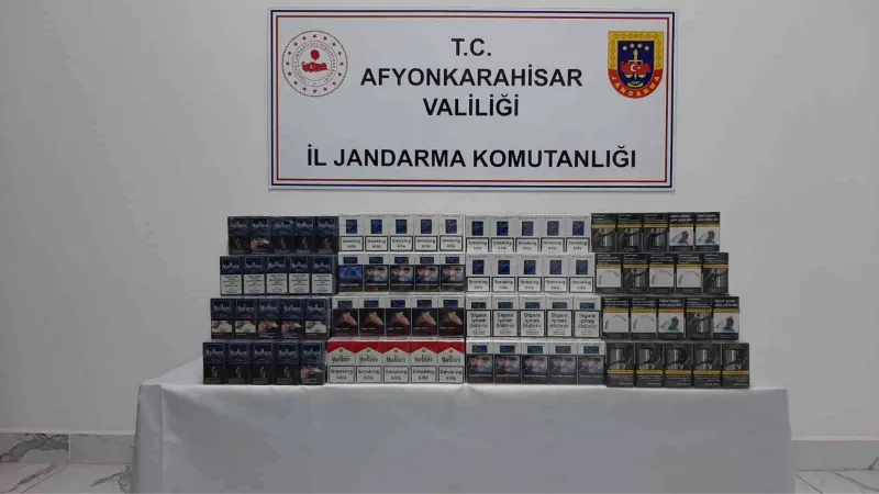 Jandarmadan ’Kaçak sigara’ operasyonu